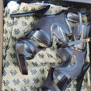 RocaWear HAYDIN Black Pump High Heel Sandal Size 9